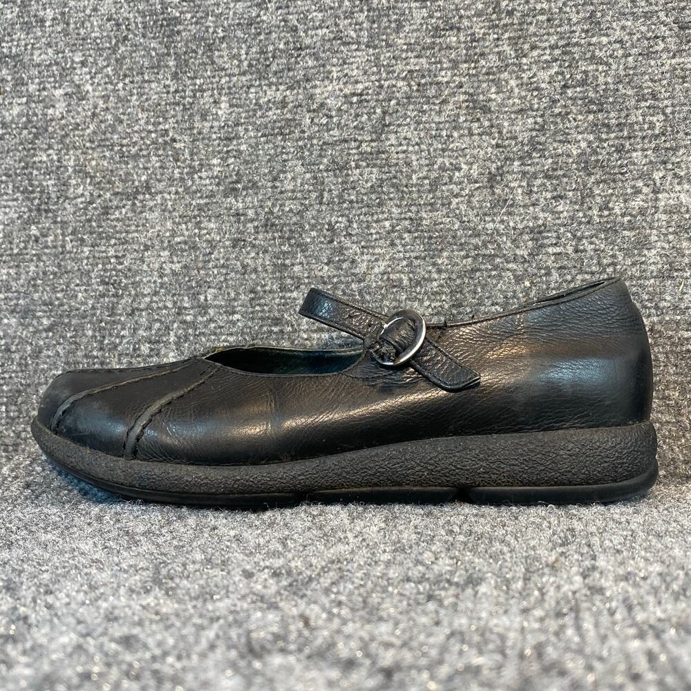 Dansko Giselle Womens Black Leather Mary Jane Clogs Comfort Work Shoes 8.5 EU 39